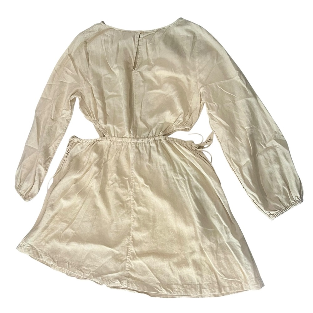 Universal Thread Neutral Linen-Blend Balloon Slee… - image 4